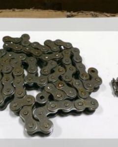 CHAIN,#40,34" LONG,W/CONNECTOR LINK